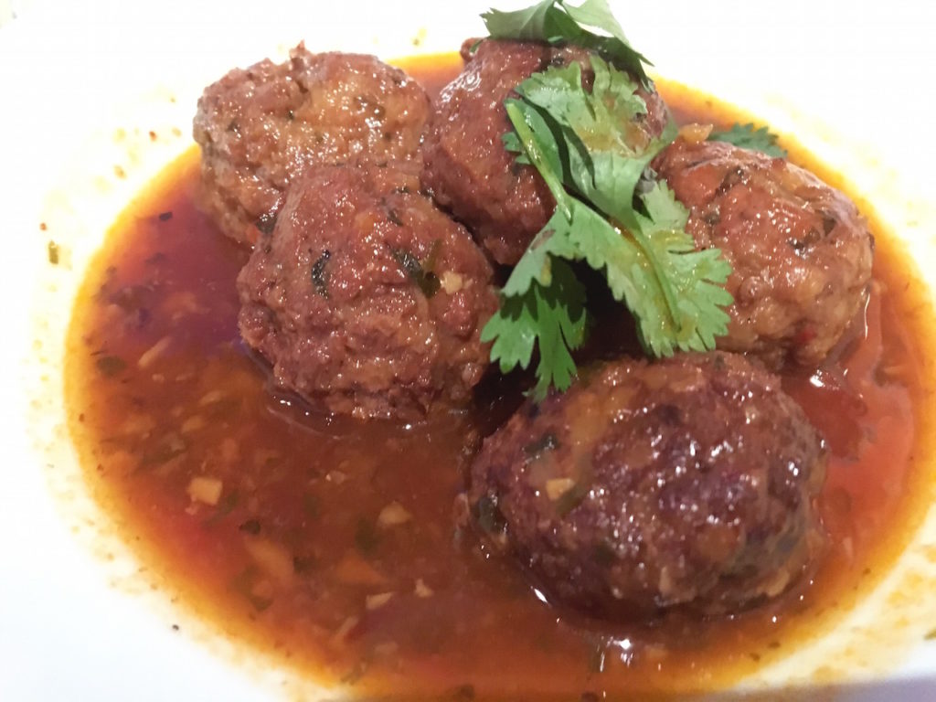 boar meatballs