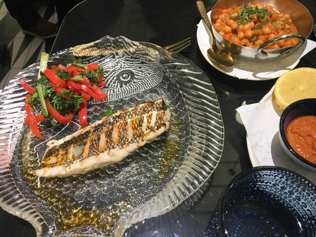 Grilled fish