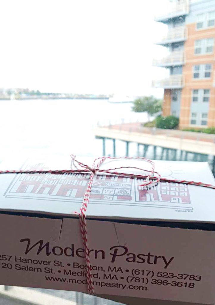 modern pastry box