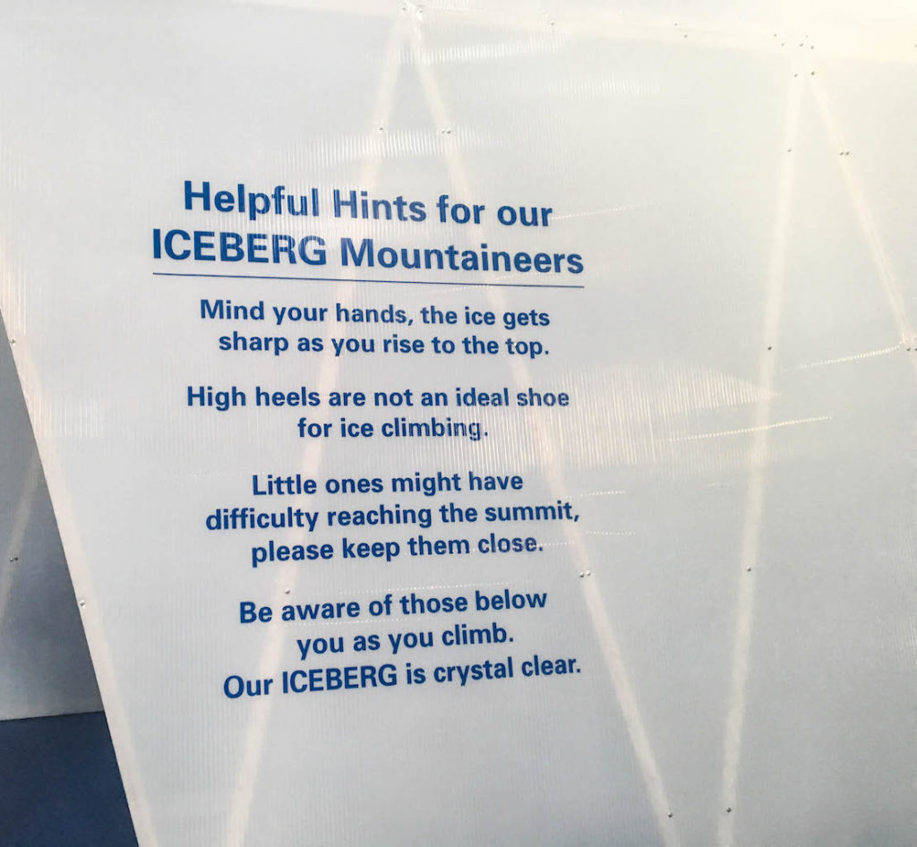 icebergs mountaineers tips