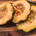 sliced acorn squash